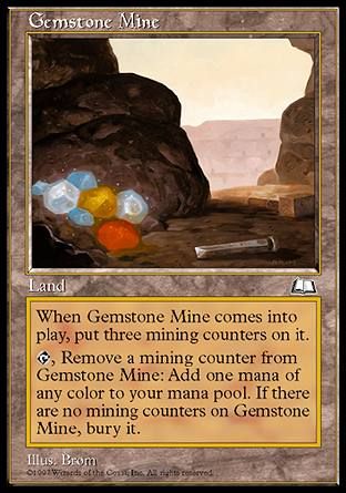 Gemstone Mine (Weatherlight) Trading Card