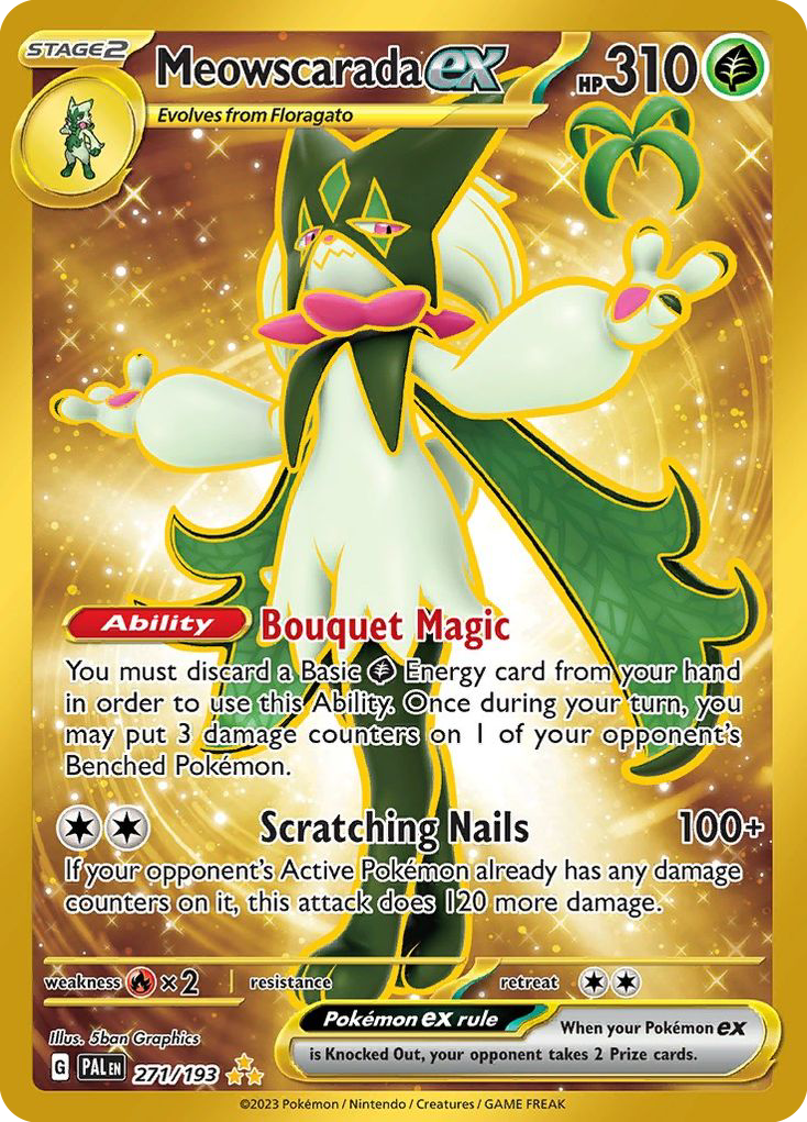 Meowscarada ex (271/193) - Paldea Evolved Pokémon Card