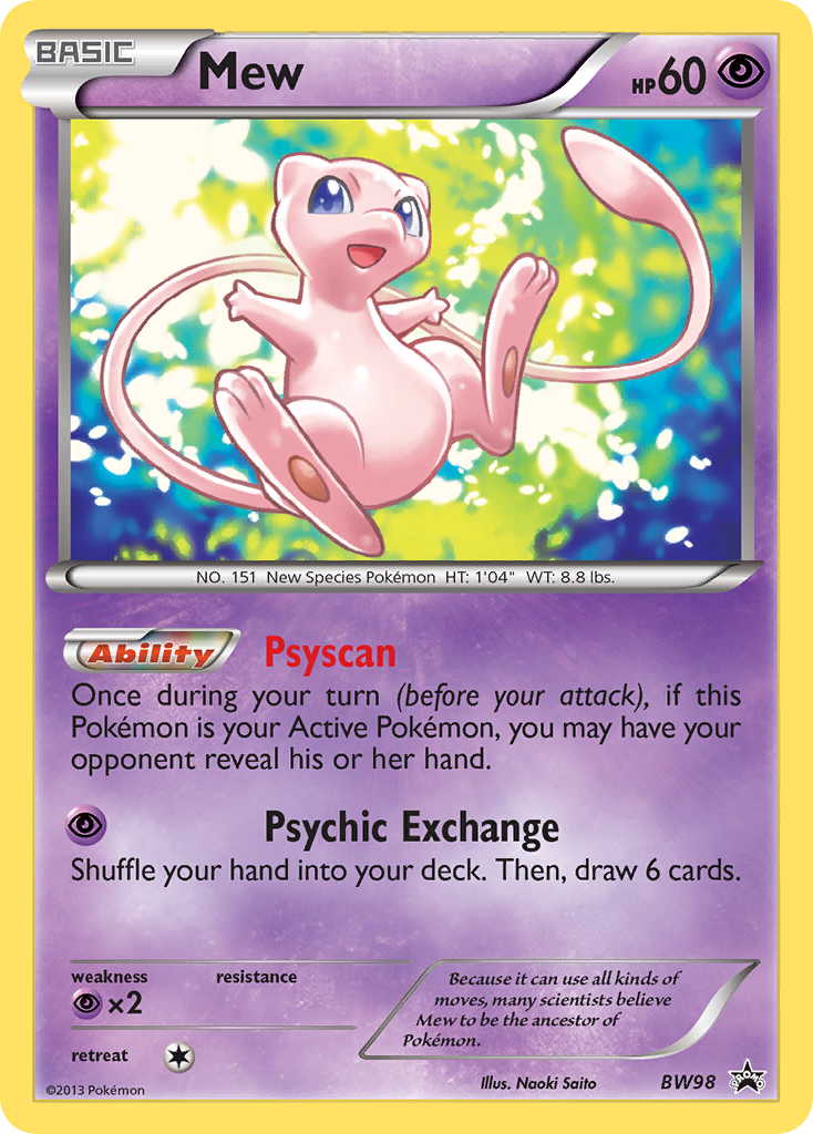 Mew (BW98) - BW Black Star Promos Pokémon Card