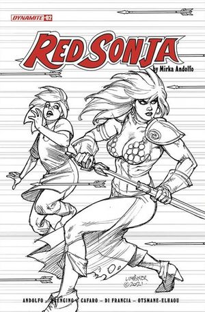 Red Sonja #2 (Cover I 25 Copy Cover Linsner B&W)