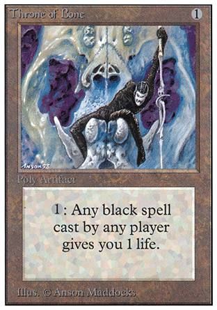 Throne of Bone (Unlimited) Trading Card