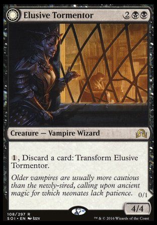 Elusive Tormentor (Shadows over Innistrad) Trading Card