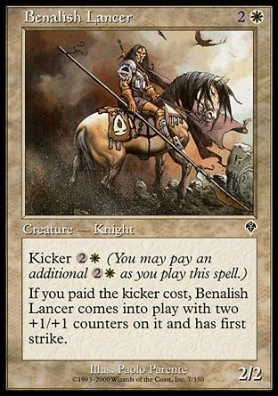 Benalish Lancer (Invasion) Trading Card