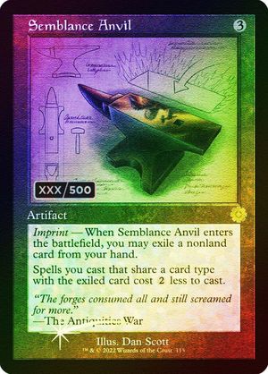 Semblance Anvil (The Brothers' War Retro Artifacts - Serialized)