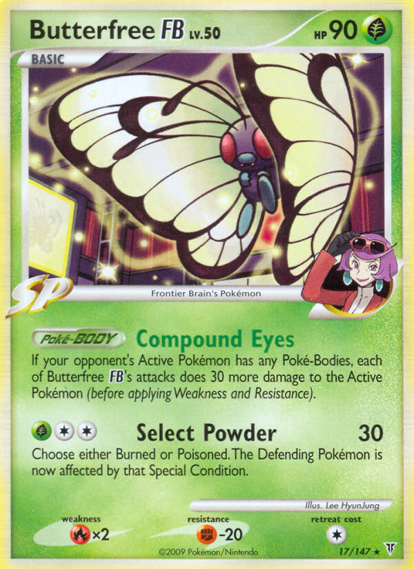 Butterfree FB (17/147) - Supreme Victors Pokémon Card