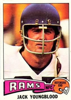 Jack Youngblood 1975 Topps #60 Sports Card