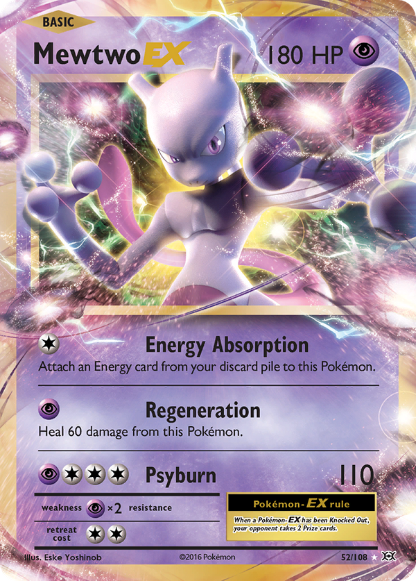 Mewtwo EX (52/108) - Evolutions