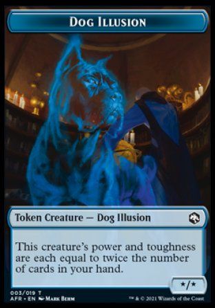 Dog Illusion (Dungeons & Dragons: Adventures in the Forgotten Realms) Trading Card