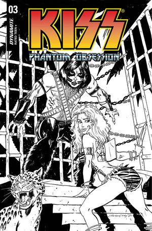Kiss Phantom Obsession #3 (Cover H 25 Copy Cover Seeley B&)