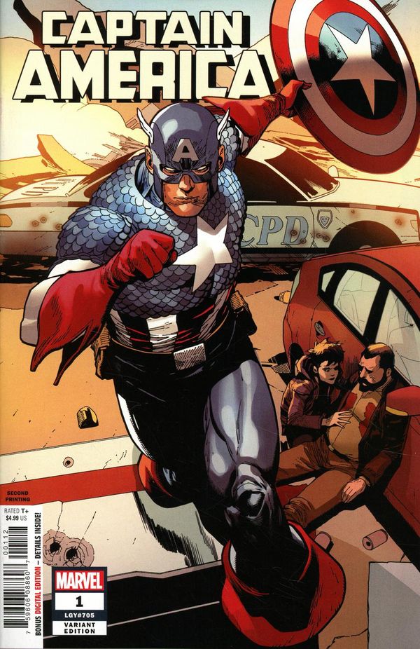 Captain America #1 (2nd Printing)