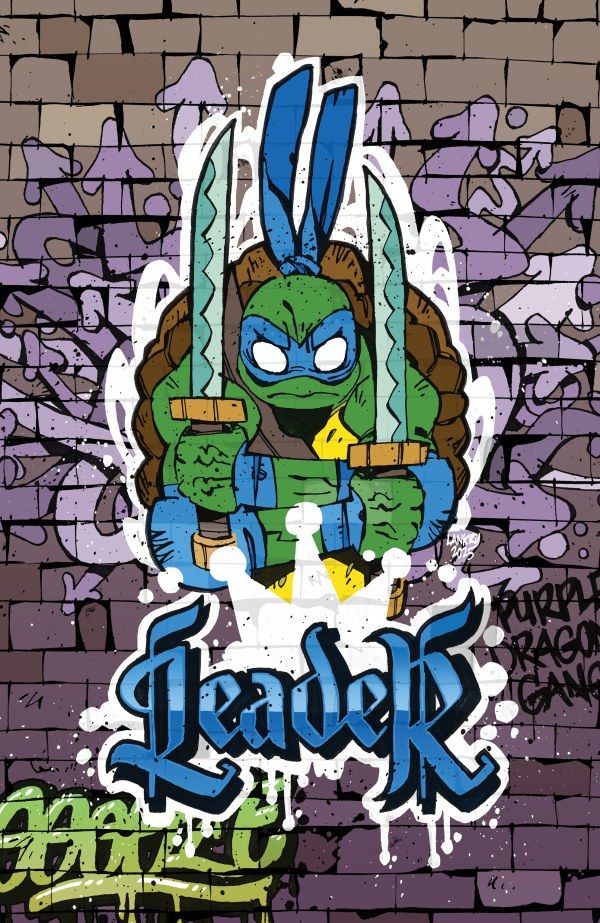 Tales Of The Teenage Mutant Ninja Turtles #4 (Variant RI 1:25 Lankry Mural Full Art) Comic