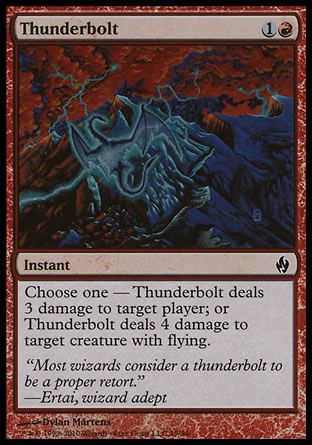 Thunderbolt (Premium Deck Series: Fire and Lightning) Trading Card