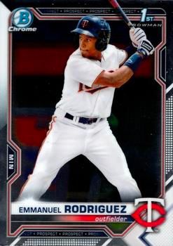 Emmanuel Rodriguez 2021 Bowman Chrome - Prospects Baseball #BCP-207 Sports Card