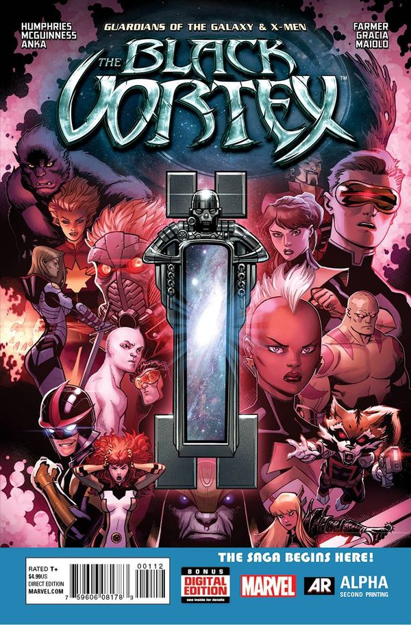 Gotg And X-men Black Vortex Alpha #1 (2nd Printing)