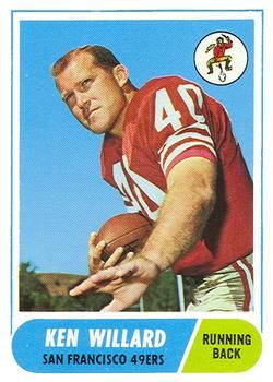 Ken Willard 1968 Topps #34 Sports Card