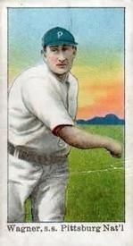 Honus Wagner (Throwing) 1909 Dockman & Sons Gum E92 Baseball Sports Card