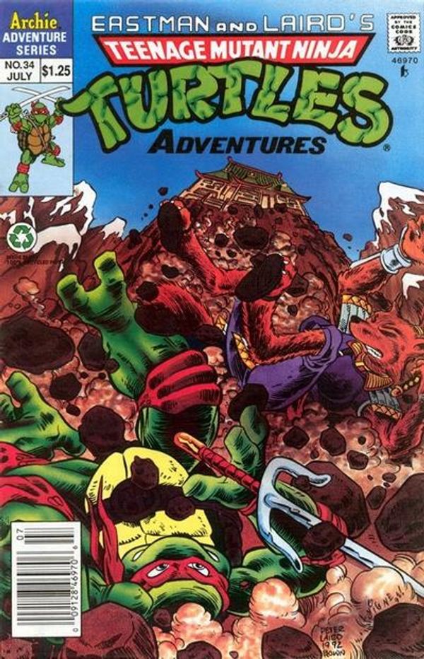 Teenage Mutant Ninja Turtles Adventures #34
