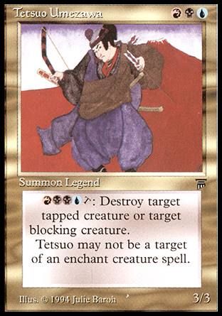 Tetsuo Umezawa (Legends) Trading Card