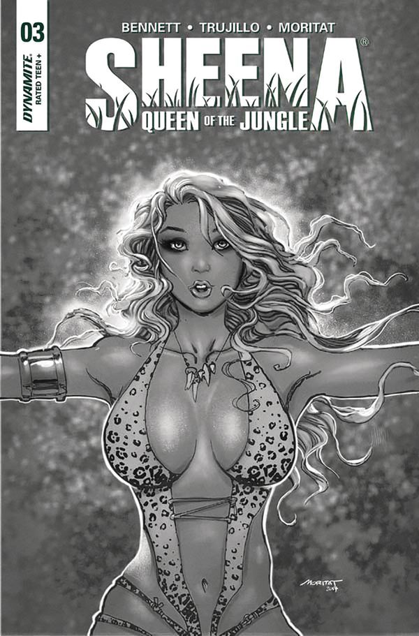 Sheena Queen of the Jungle #3 (Cover E 10 Copy Moritat B&w In)