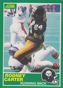 Rodney Carter 1989 Score #276 Sports Card