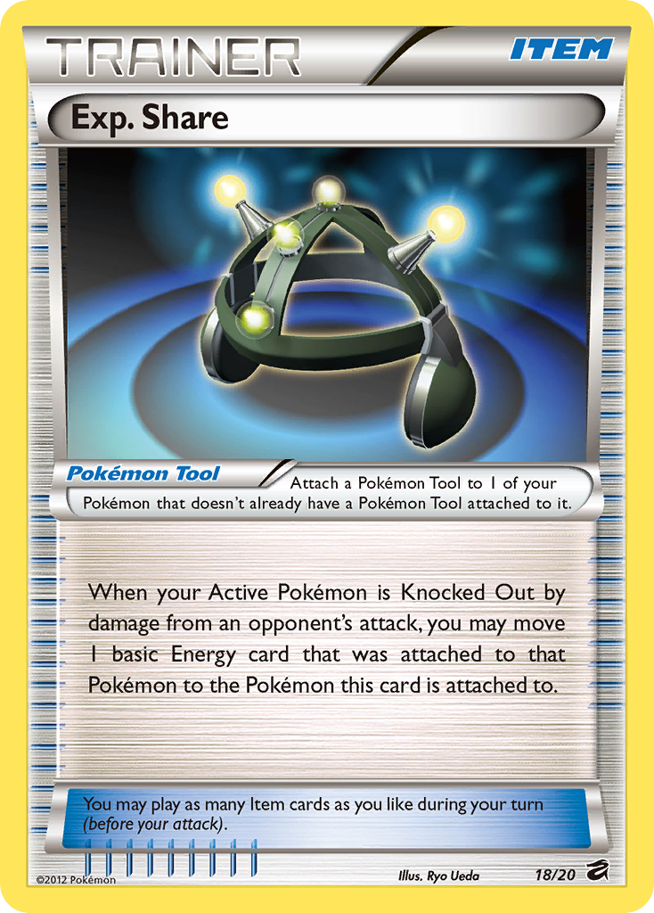 Exp. Share (Trainer: Pokémon Tool) (18/20) - Dragon Vault Pokémon Card