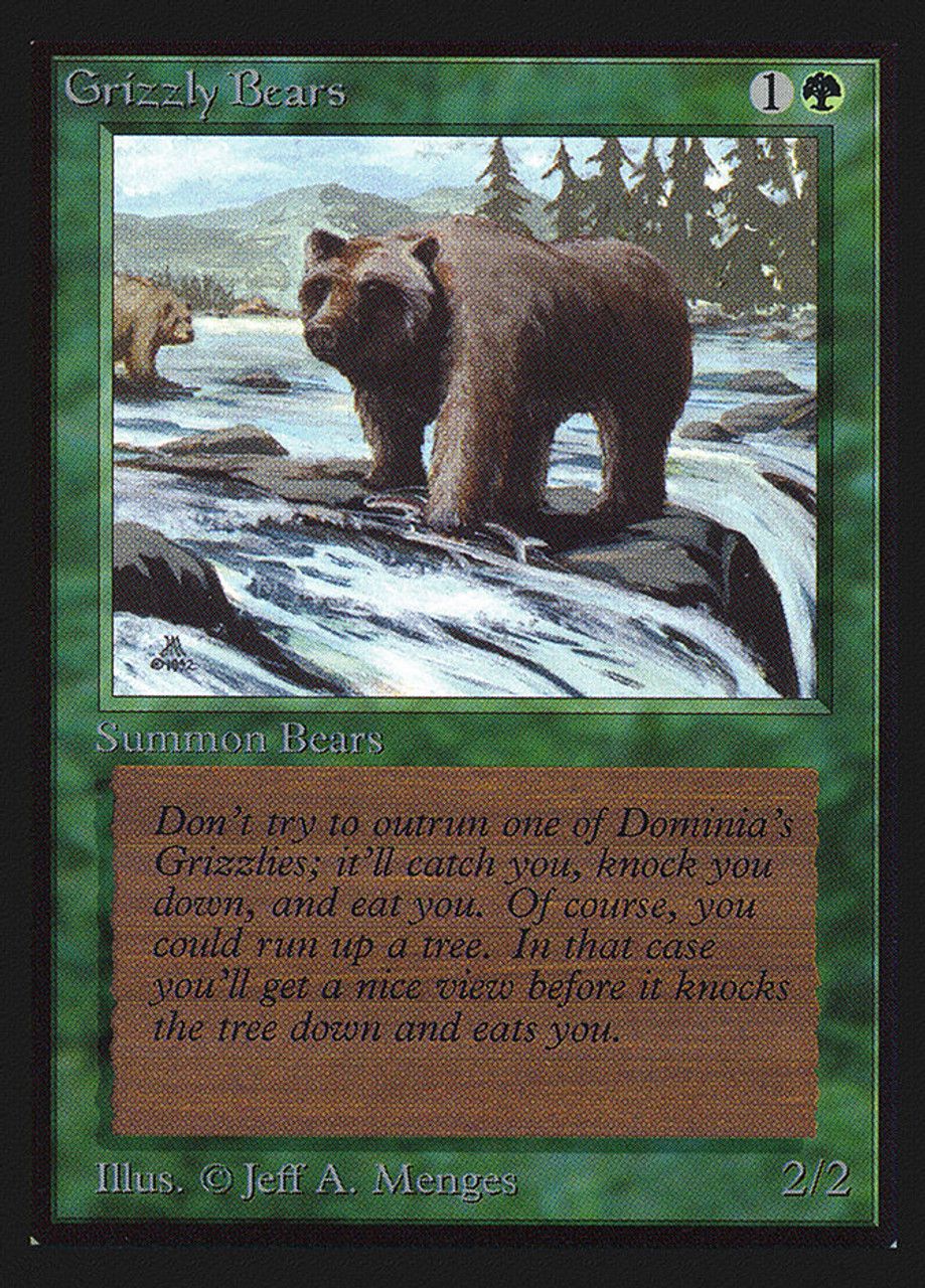 Grizzly Bears (Collector's Edition) Trading Card