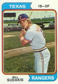 Bill Sudakis 1974 Topps #63 Sports Card