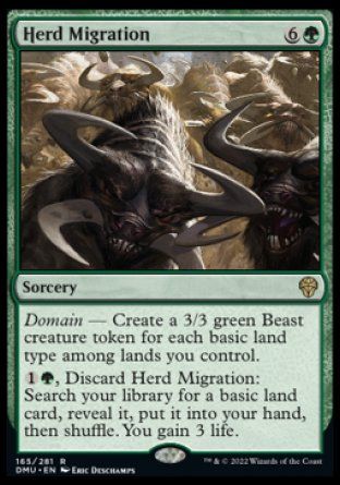 Herd Migration (Dominaria United) Trading Card