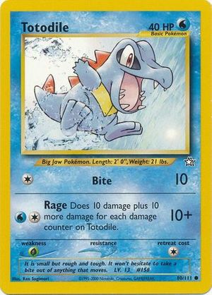 Totodile (80/111) - Neo Genesis (Unlimited)