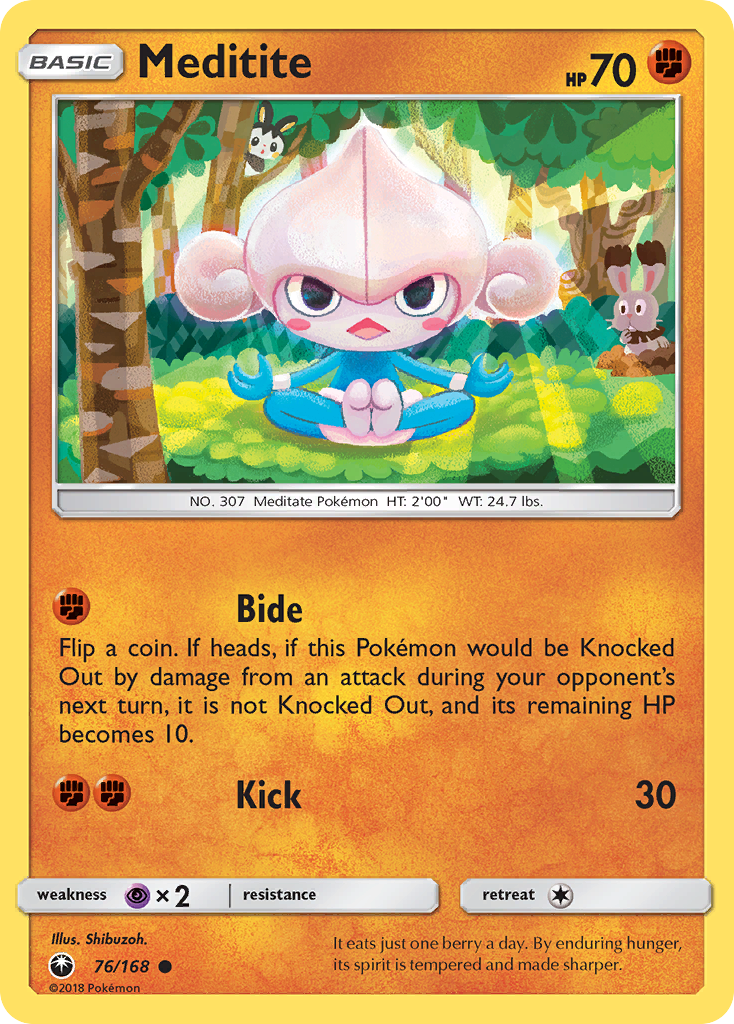 Meditite (76/168) - Celestial Storm Pokémon Card