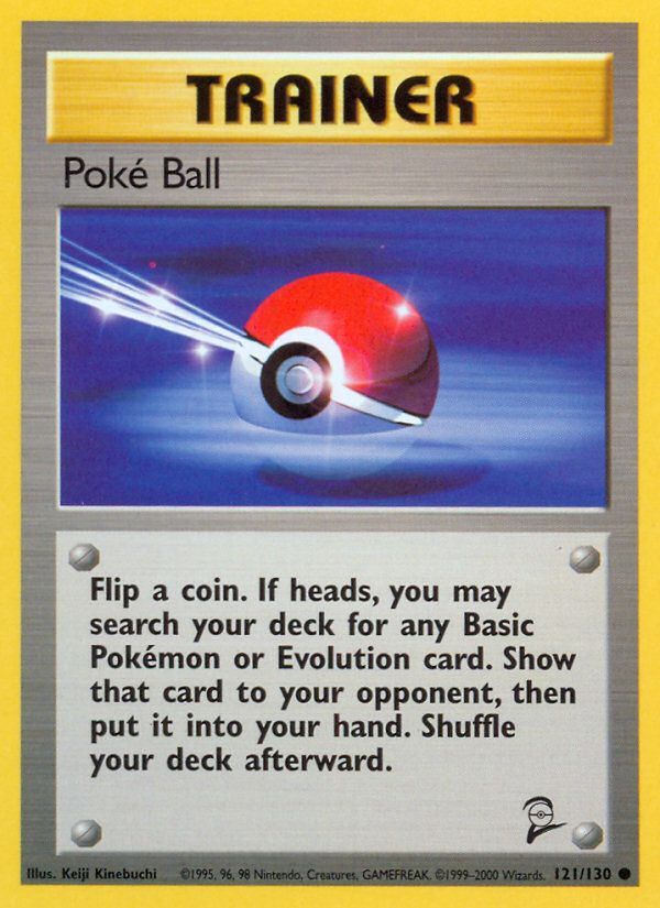 Poké Ball (121/130) - Base Set 2 Pokémon Card