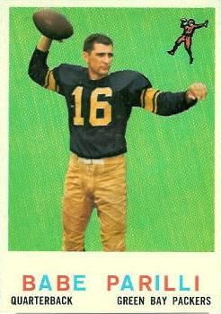 Babe Parilli 1959 Topps #107 Sports Card
