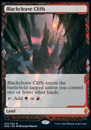 Blackcleave Cliffs (Zendikar Rising Expeditions) Trading Card