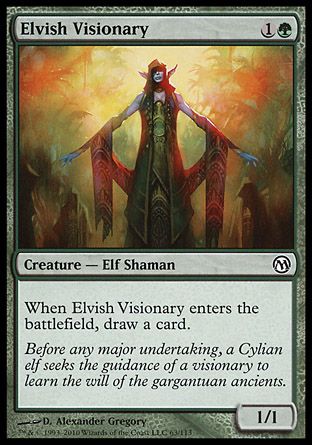 Elvish Visionary (Duels of the Planeswalkers) Trading Card