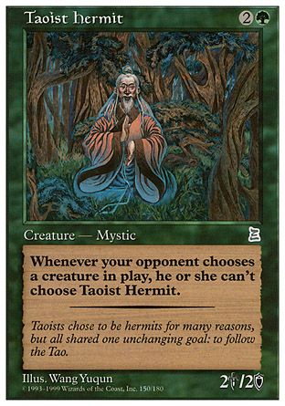 Taoist Hermit (Portal Three Kingdoms) Trading Card