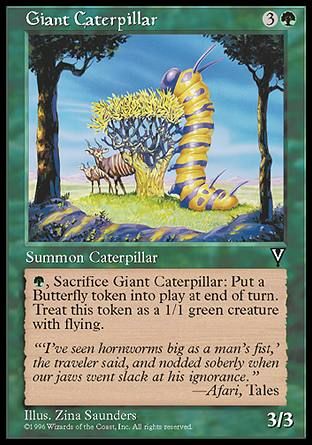 Giant Caterpillar (Visions) Trading Card