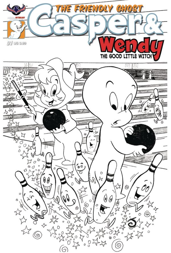 Casper And Wendy #1 (Scherer Antics Cover)