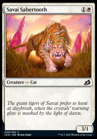 Savai Sabertooth (Ikoria Lair of Behemoths) Trading Card