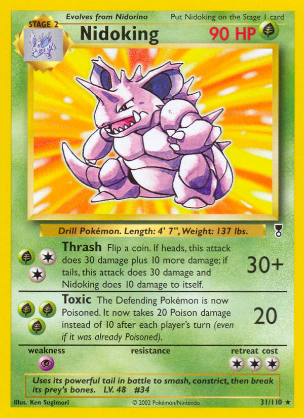 Nidoking (31/110) - Legendary Collection Pokémon Card