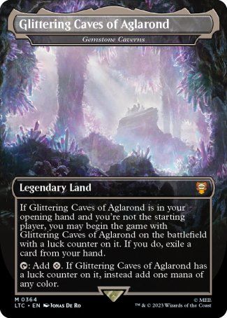 Gemstone Caverns (Glittering Caves of Aglarond) (The Lord of the Rings Commander Decks) Trading Card