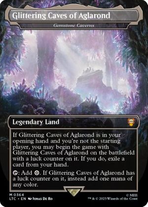 Gemstone Caverns (Glittering Caves of Aglarond) (The Lord of the Rings Commander Decks)