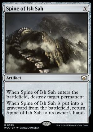 Spine of Ish Sah (March of the Machine Commander Decks)