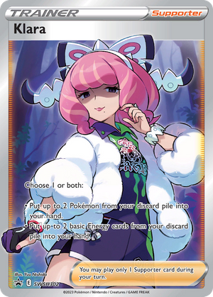 Klara (Trainer: Supporter) (SWSH302) - SWSH Black Star Promos
