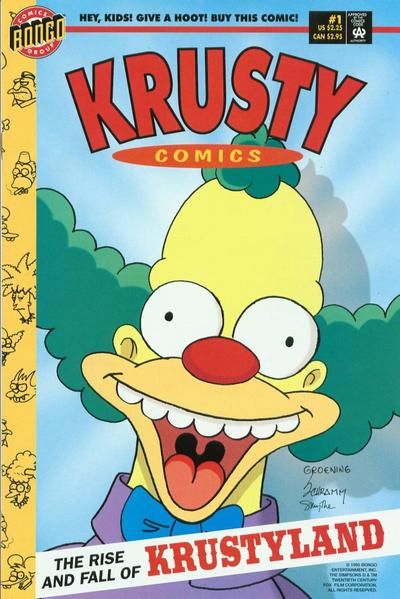 Krusty Comics #1 Comic