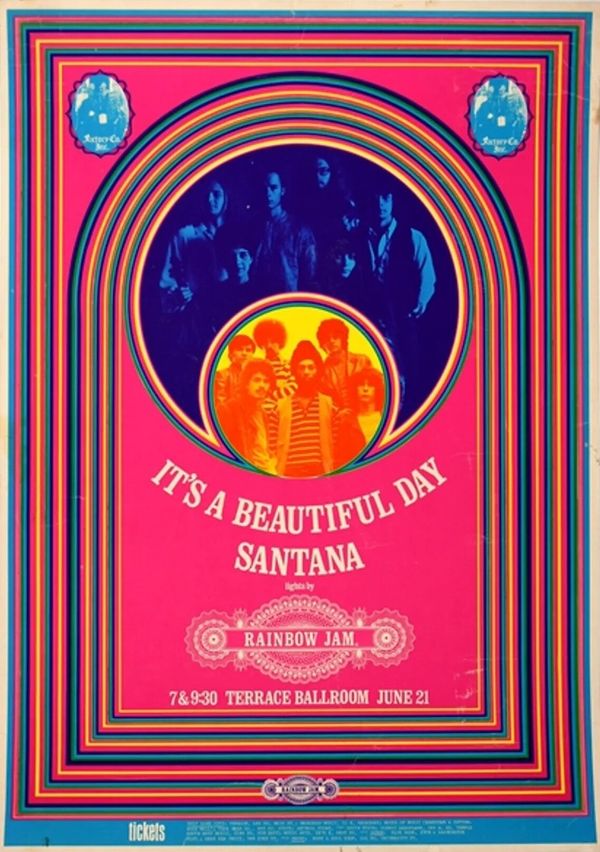 Santana & It's a Beautiful Day Terrace Ballroom 1969