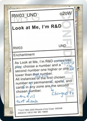 Look at Me, I'm R&D (Unsanctioned)