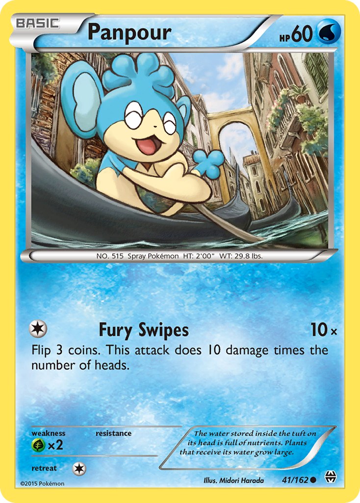 Panpour (41/162) - BREAKthrough Pokémon Card