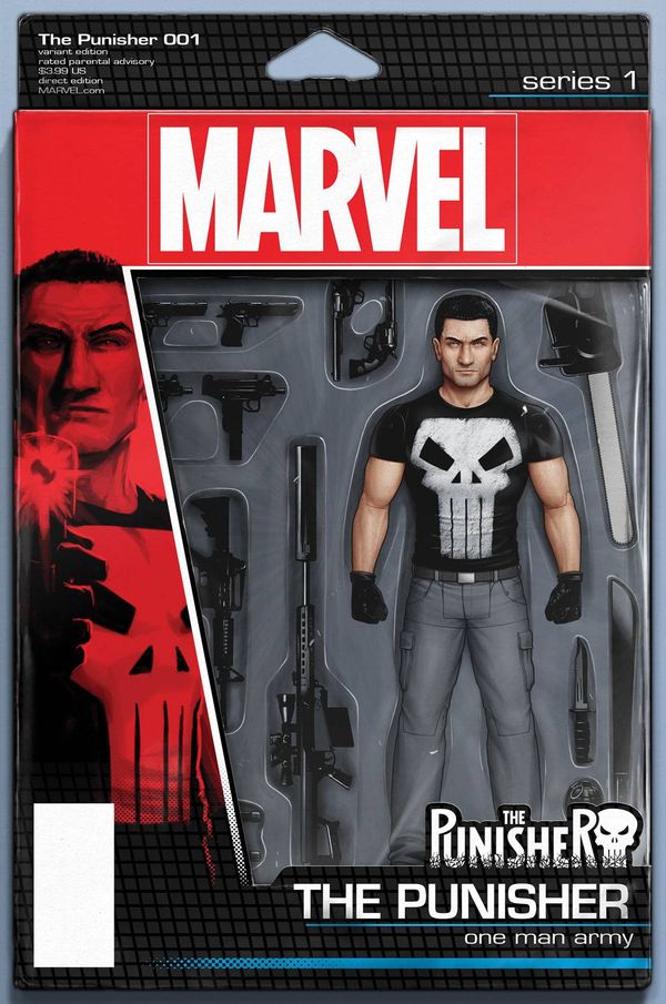 The Punisher #1 (Christopher Action Figure Variant)