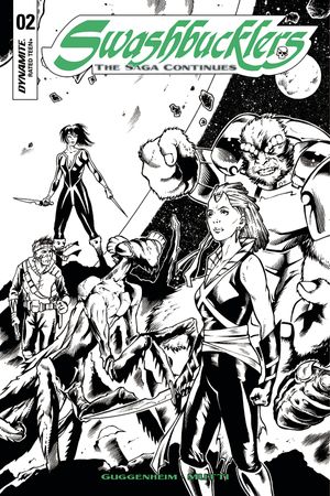 Swashbucklers Saga Continues #2 (Cover D 20 Copy Mutti B&w Cover)