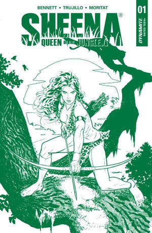 Sheena Queen of the Jungle #1 (Ryan Sook Green Variant)